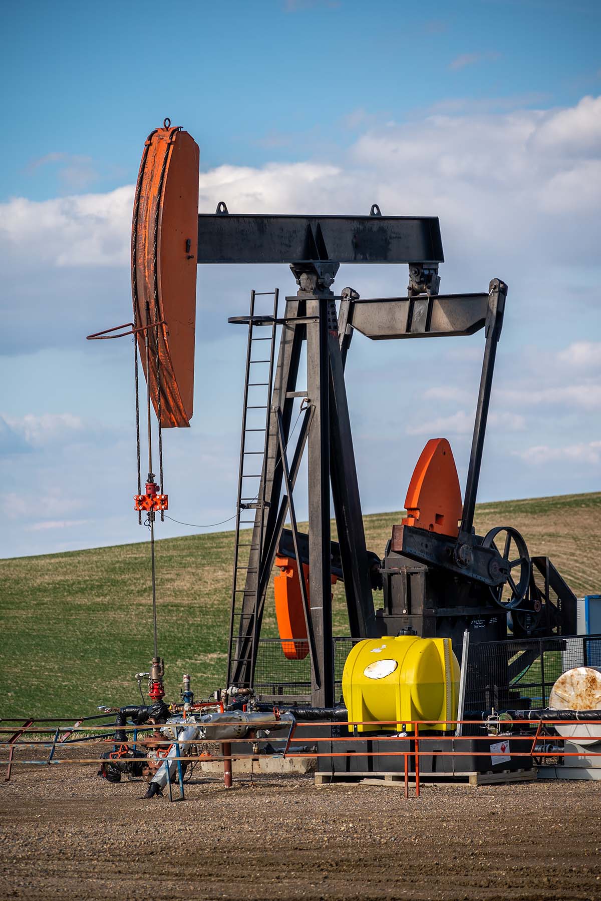 oil field pumpjack